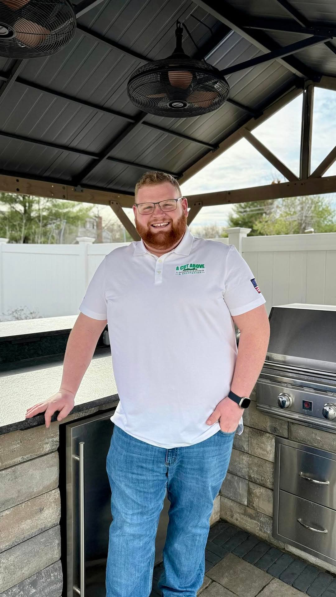 Jared Cohen, owner of A Cut Above Landscaping and Excavation